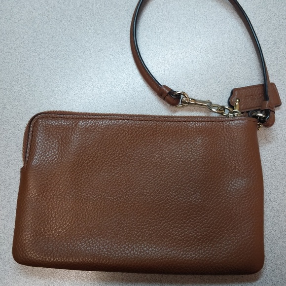 Wristlete dark tan, coach - Picture 7 of 8